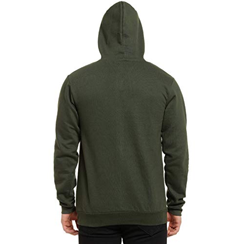Image of Campus Sutra Men's Cotton Hooded Neck Sweatshirt