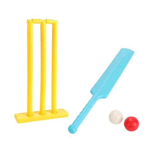 KRYTJACZ Parents Crickets Game with Stumps and 2 Balls Set Interactive Board Game Play Toy Enhances Strength Play Toy for Students