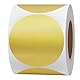 Hylabelest 51 mm runde Papieraufkleber, Etiketten Verpackungsdichtungen, Handwerk, Hochzeit, Etikett, Topper-Etiketten, 300 Pro Rolle 1 roll (Gold)