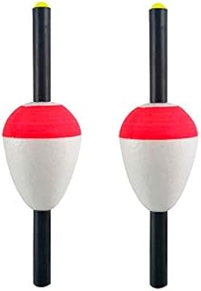 Thill Fish'N Foam Float Classic Fishing Bobber, Pearl/Oval Floats, Fishing Gear and Accessories, 2 Pack, 1 1/4