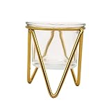 alipis 1 pc candeliere porta tealight in vetro portacandele in vetro candelieri centrotavola candelabro decorativo tavolo candelabro in metallo stile europeo decorare ferro stiro