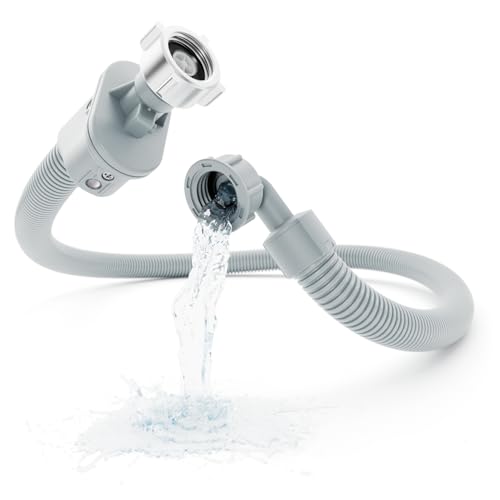 greate Aquastop tuyau lave pur lave-linge 1,5 m 3/4 pouce - machine a laver aquastop avec valve de sécurité - flexible machine à laver - tuyau arrivée d'eau lave...