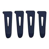 P Prettyia 8 x Ärmel Manschetten Klappen Klettverschluss Ärmelstreifen Ärmelband Handschuhe/Bekleidungszubehör 8,8x3,1cm - Blau