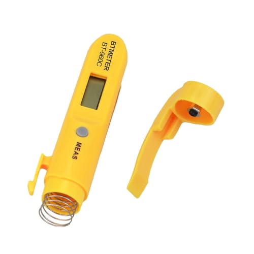 Mini Digital Infrared Thermometer - BTMETER BT-960C Temperature Pen with Pocket Clip Instant Read to 527℉ Auto Off for Meat Candy Cooking Food Grill Kitchen BBQ Candy Wine(NOT for Human Temp)