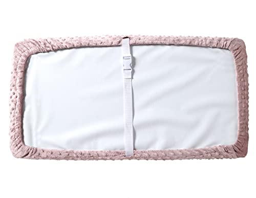 Blackleaf Baby Plush Minky Dot Changing Pad Covers, Minky Diaper Changing Table Pad Sheet Covers For Newborns Infants Baby Boys Girls (Sepia Rose) #TOP4