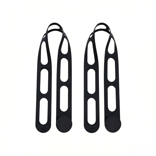 2 cintas de fijación para tapas de ollas, Correa de Silicona de olla para Atar o Organizar Cortinas, Cables, Esterillas de Yoga o Camping,cinta de seguridad, ajustable y elástica（54 cm)