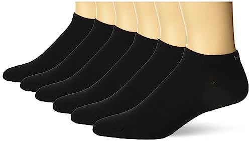 HUGO Men's 6-Pack Solid Cotton Ankle Socks