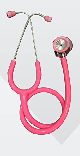 Apex Royal II Stethoscope Pink with SS Chest Piece and Snap on Ring-picture-15