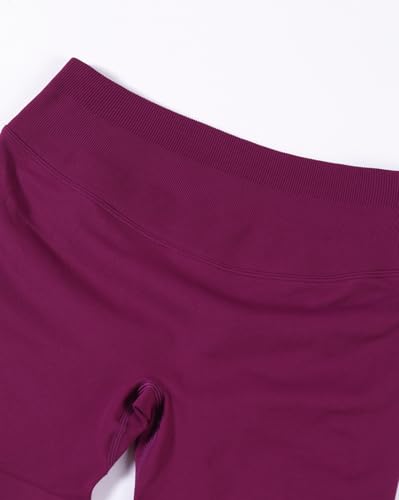 Image of AUROLA Influence Workout Shorts for Women,2.5 3.5 4.5 5.5 6.5 No Roll Up Squat Proof Scrunch Seamless Compression Gym Short