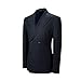 AIBUYTA Mens Business Blazer Suit Jacket for Men Black Striped Double-Breasted Formal Business Suits Sport Coats for Wedding XXL