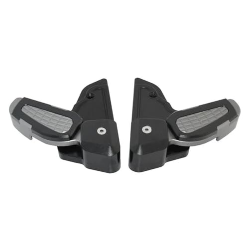 Repose-pieds moto pour Vespa Piaggio Sprint Primavera pédales pliables en alliage gris