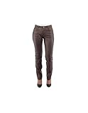 Marron Pantalon Giorgio Slim wody en Cuir ref 33425 chata - 38