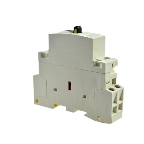 Contacteur ca sur Rail Din 16a 2P avec commande manuelle et bobine 220V 1NO1NC pour tableau électrique