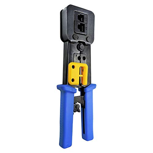 Alicate de crimpar Multi função corta fio para conectores de passagem EZ Crimp RJ45 RJ12 RJ11