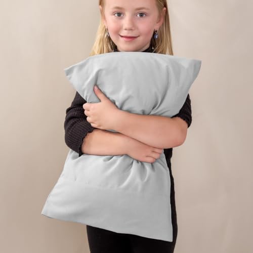 Image of Bare Home Pillowcases Envelope (Toddler Set of 2, Cloud Grey)