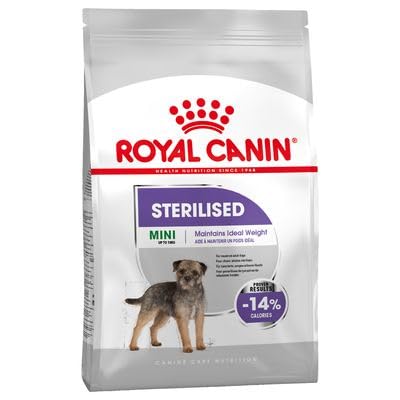 Royal Canin Mini Sterilizzato per Cani Sterilizzati di Piccola Taglia (fino a 10 kg) a partire dai 10 Mesi, Controllo del Peso, 7.5 kg