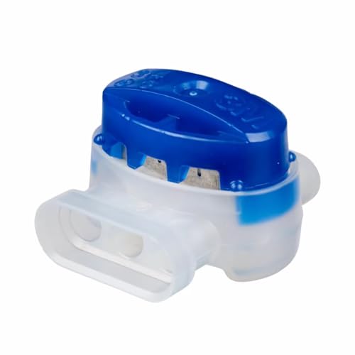 Yard Force AR CN06 - Juego de 6 conectores de cable para robot cortacésped, resistentes al agua, para jardín, exterior, los conectores rápidos se fijan fácilmente al cable delimitador, color blanco