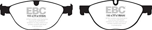 Image of EBC Brakes Redstuff 3000 Series Sport Brake Pad Set DP32076C to Fit JAGUAR