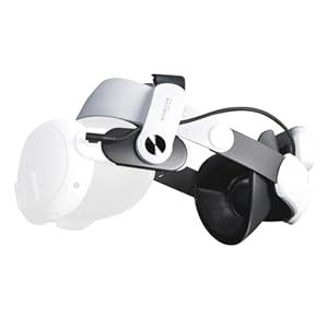 BOBOVR M3 Pro Head Strap Compatible With Meta Quest 3,Magnetic Power Bank 5200mAh Battery Pack Head Strap Replacement Halo Strap Compatible With Oculus Quest 3 VR Accessories