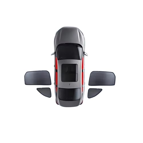 �ԗp�T���V�F�[�h �{���{�p EX40�p 2024 2025 XC40�p �[�d���A�T�C�h�t�����g�K���X�V�F�[�h���J�[�e���Ԃ̃��b�V���T���V�F�[�h�����Ԃ̕t���i(4pcs Rear)