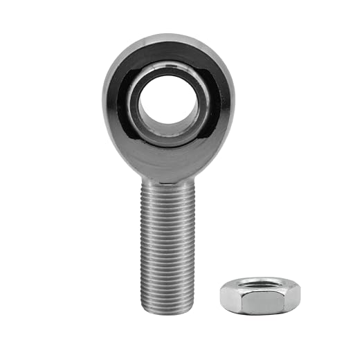 Ovabeyna 3/4" Bore X 3/4" Shank Right Hand Thread，Spherical Rod End，Chromoly Right Hand Heim Joint, XM12 4130 with Jam Nut
