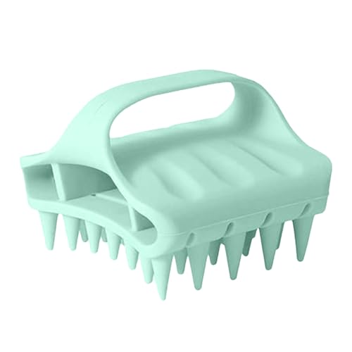 Cepillo de cuer-o cabelludo de silicona, cabello masajeador del cuer-o cabelludo, cepillo de champú con cerdas suav-es de silicona, cepillo de champú de masajeador de cuer-o cabelludo