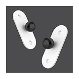 Feallive Wandhaken aus Paste, 2 St&uuml;ck, 3M-Klebehaken von Wandleuchten, strapazierf&auml;hige Halterungen f&uuml;r Wandleuchten, h&auml;ngende Kleidung, Schl&uuml;ssel, Badezimmer, Dusche, Outdoor, K&uuml;che Wei&szlig;