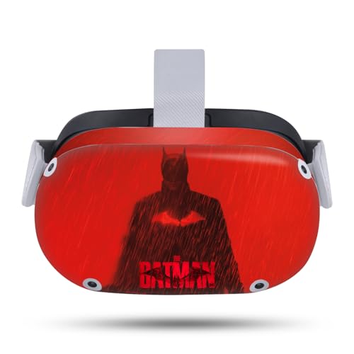 Head Case Designs Officially Licensed The Batman Red Rain Neo-Noir and Posters Vinyl Sticker Skin Decal Cover Compatible with Meta Quest 2
