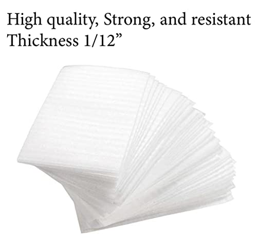 50 Cushion Foam Pouches 7-1/2" X 12", Foam Wraps Cup Pouches, Protect Mug, Glasses, China, And Dishes, Packing Supplies, Packing Cushioning Supplies For Moving (50 Pack) (50 Count) #TOP1