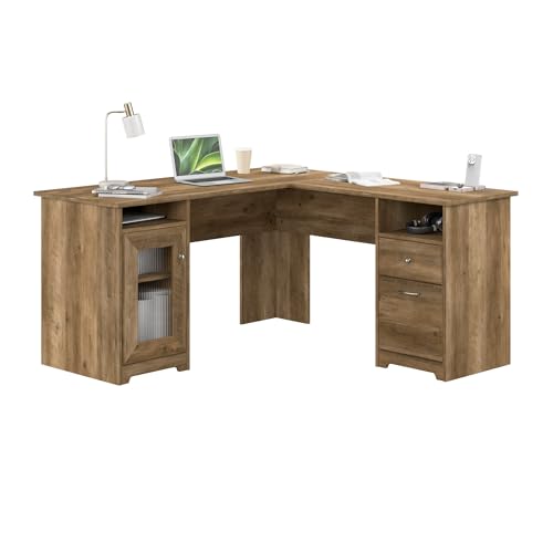 Bush Home Cabot L Shaped Desk with Storage