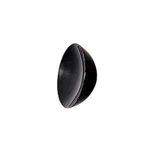 e-Hardware Depot: Decorative, Metal, Round Shape Knob for Drawers and Cabinet (6 cm Diameter, Black)