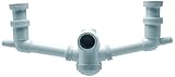 adequa b-48 Siphon Doppel in Auffangbehälter