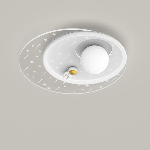 Plafonnier LED planète et astronaute avec intensité variable rose - 5