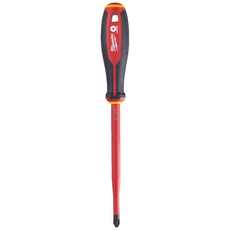 Milwaukee 4932478723 Phillips Trilobe Screwdriver with Refined Drive PH3 x 15 m/m, Red