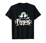 Pilot Girl Flight Attendant Flying Aviation T-Shirt