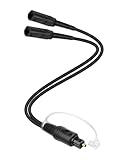 The fiber optic digital audio cable can be used to connect the fiber optic audio output from the TV to the audio system to improve the TV's sound quality, and can also be Connected to game consoles to enhance game sound effects and immersion.