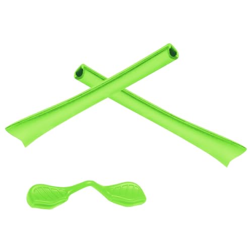 Image of Green Replacement Earsocks & Nosepieces Rubber Kits for Oakley Radar Path /Radar Path Asian Fit (AF)