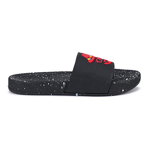 Image of BERSACHE Men Black Casual SlipperFlipflop