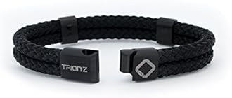 Trion:Z Zen Loop Duo Magnetic Field Therapy Wristband Featuring Patented ANSPO Technology for Carpal Tunnel Knee & Wrist Pain