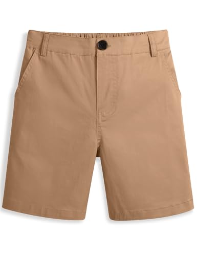 KEREDA Boys Uniform Shorts Elastic Waist Kids Golf Dress Preppy School Shorts with Pockets2