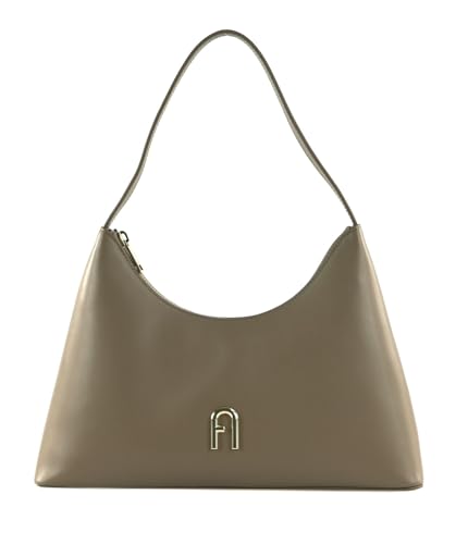 Furla Diamante Shoulder Bag S Greige sac à main chic en cuir