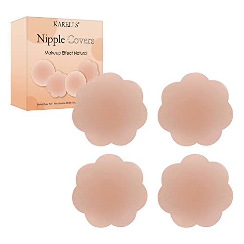 Copri Capezzolo - 2 Paia Coppe Silicone da Donna, Riutilizzabile