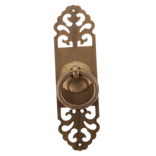 HONITANO 中式純銅復古キャビネット取っ手 引き出しプル ハンドル 銅色 錆びにくい 滑らかな表面 耐久 アンティーク家具用