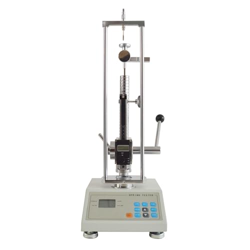 HQHAOTWU Digital Force Gauge, 500N Compression Spring Tester Machine, Spring Tension and Pressure Testing Machine AC110V-220V
