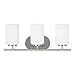 Sea Gull Lighting 41162-05 Oslo Wall/Bath Vanity Style Fixture, Three - Light, Chrome