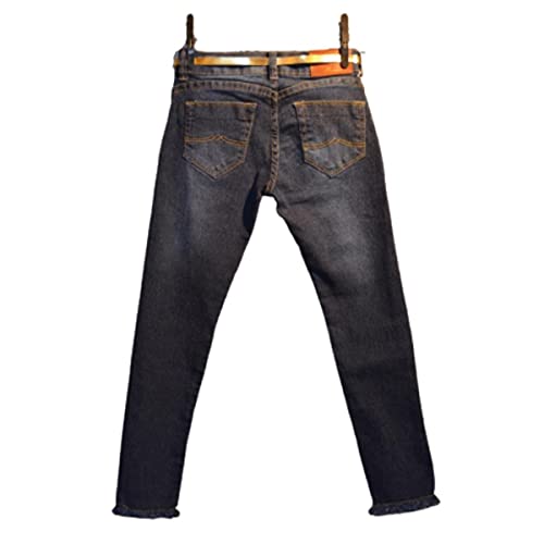 Calça infantil Feminina skinny cinto com correntinha