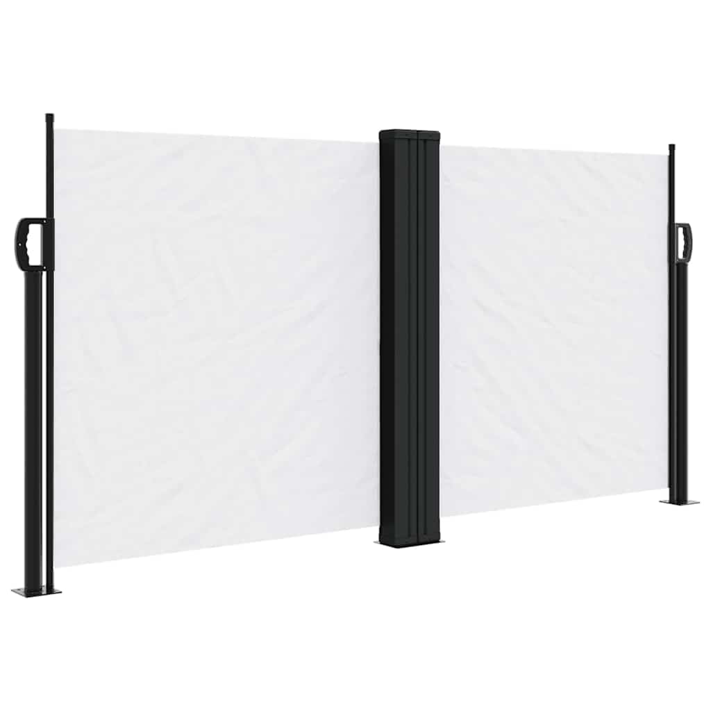 vidaXL Tenda da Sole Laterale Retrattile Bianco 120x600 cm