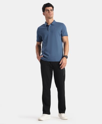 Image of Jockey 3912 Men Super Combed Cotton Rich Solid Half Sleeve Polo T-Shirt