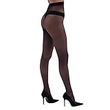solidea 加圧デザインパンティストッキング MICRO RETE 70デニール ブラック XL
