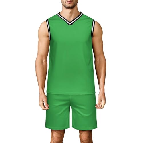 Débardeur et short de basket Hixingo anti-transpiration pour adulte